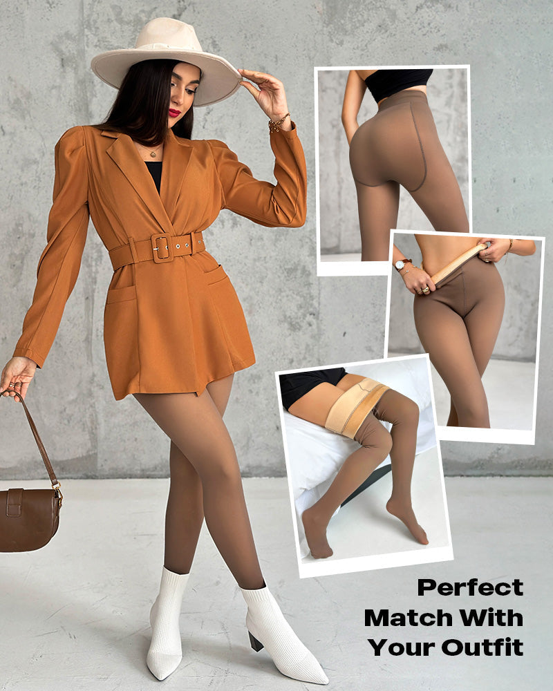 Shapelift Thermal Fleece-Lined Leggings Set in Multiple Sizes