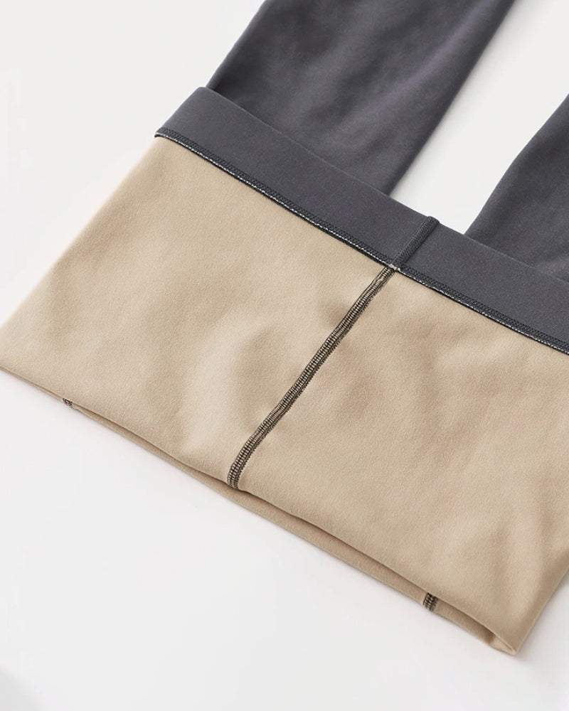 High Waist Translucent Tights with Durable Reinforced Toes