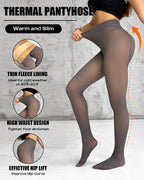 Shapelift Thermal Fleece-Lined Leggings Set in Multiple Sizes
