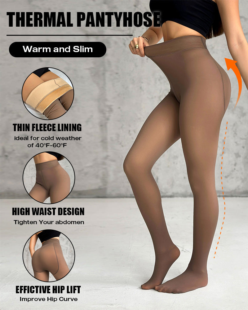 Shapelift Thermal Fleece-Lined Leggings Set in Multiple Sizes