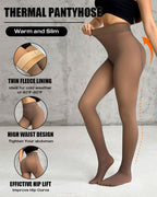 Shapelift Thermal Fleece-Lined Leggings Set in Multiple Sizes