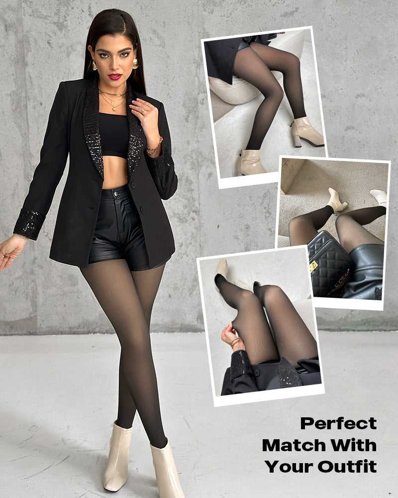 Shapelift Thermal Fleece-Lined Leggings Set in Multiple Sizes