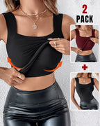 Contourx 2 Piece U Neck Shapewear with Built-In Bra