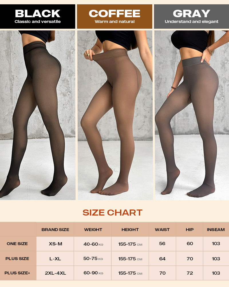 Shapelift Thermal Fleece-Lined Leggings Set in Multiple Sizes