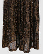 High-Waist Wide-Leg Sequined Evening Pants