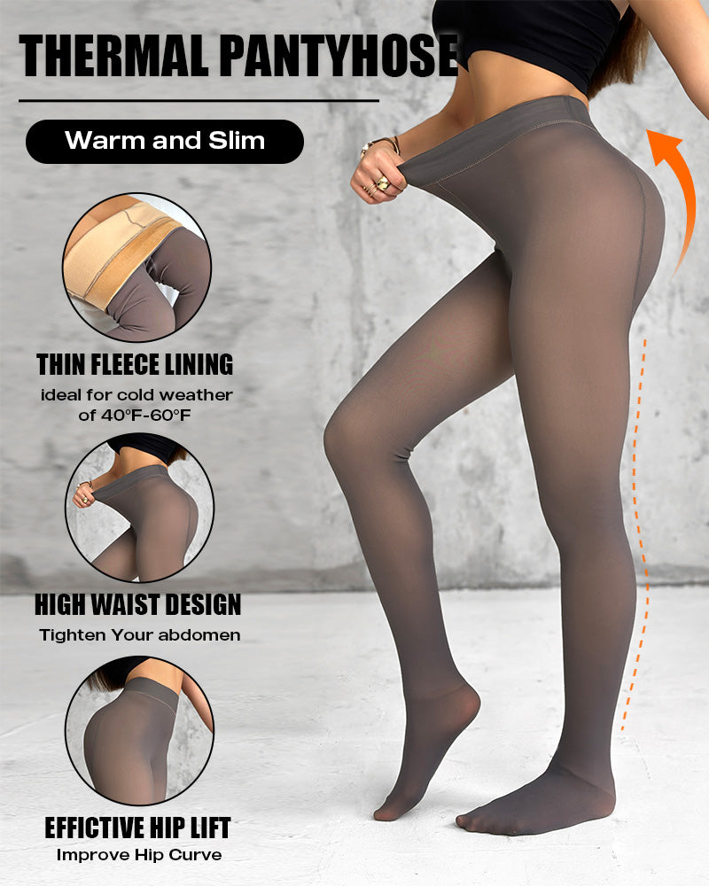 Shapelift Thermal Fleece-Lined Leggings Set in Multiple Sizes