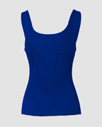 Round Neck Embellished Rhinestone Skinny Tank Top