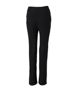 High Waist Straight Leg Trousers with Elastic Back