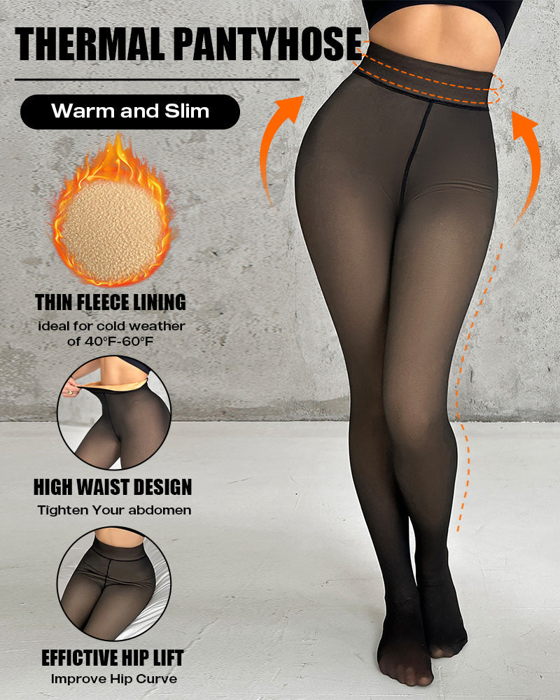 Shapelift Thermal Fleece-Lined Leggings Set in Multiple Sizes