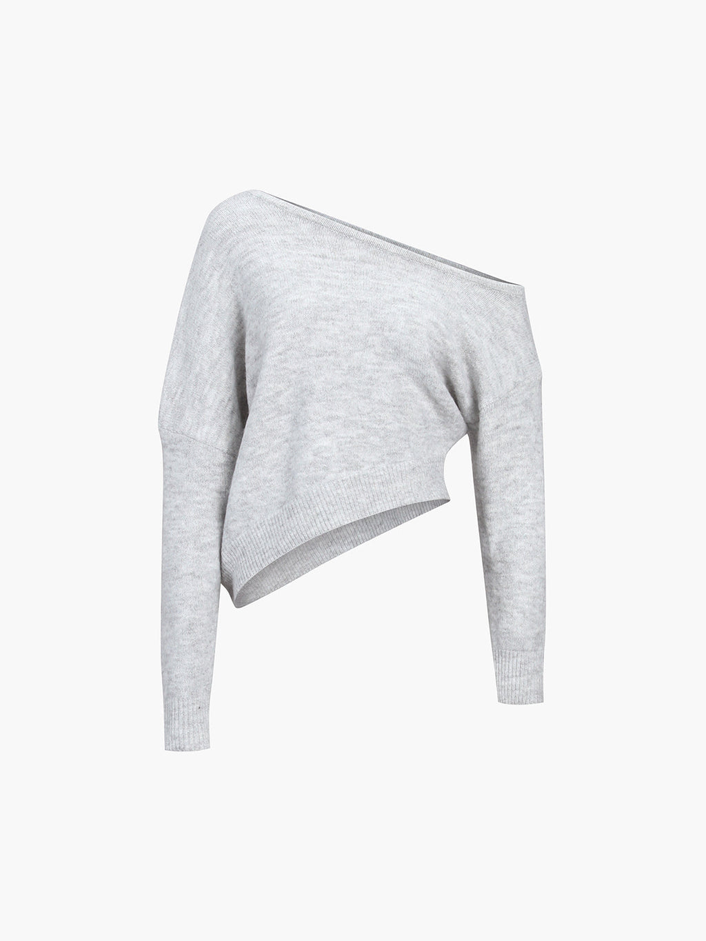 Asymmetric One-Shoulder Sweater