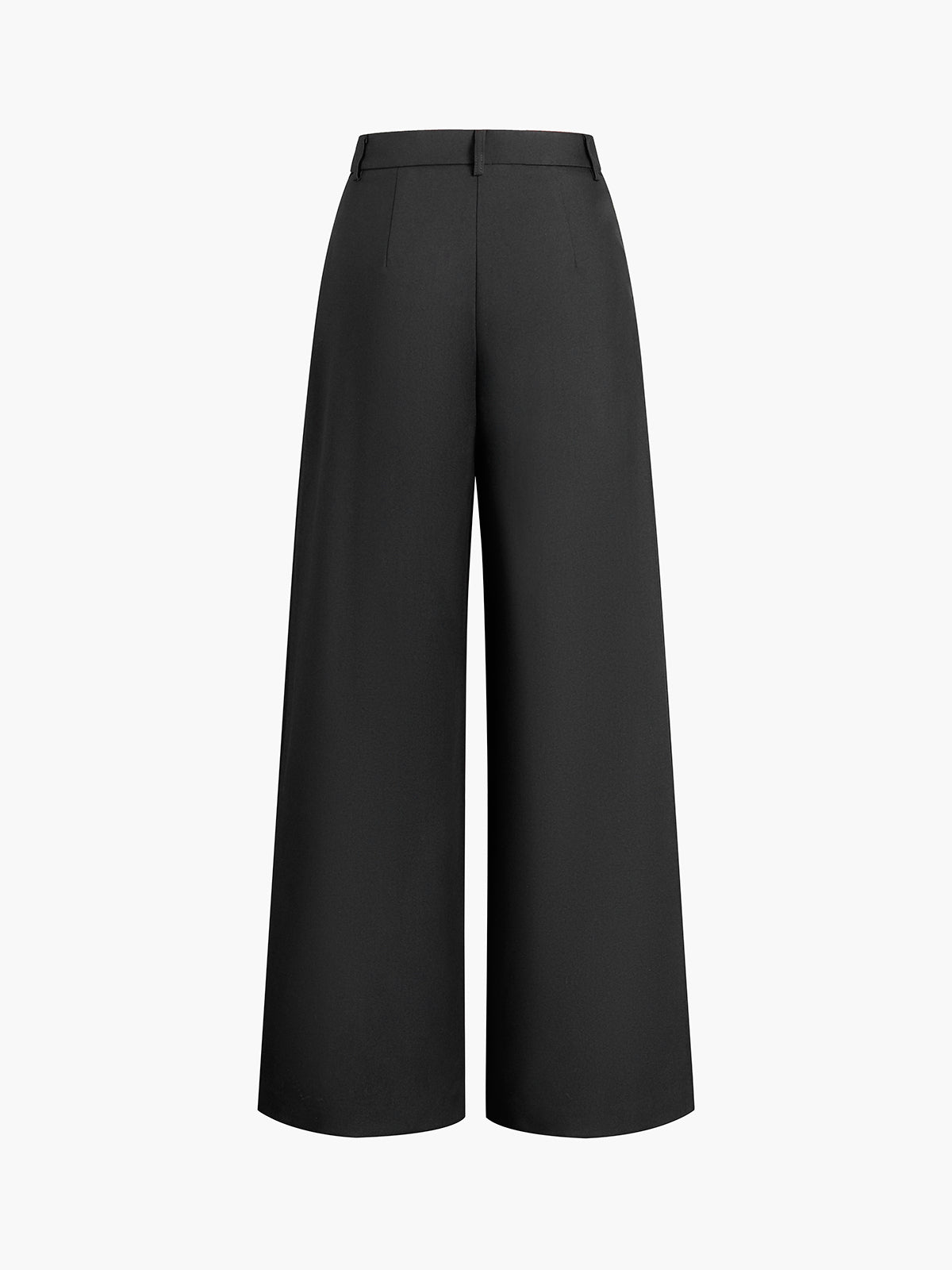 Stylish Wide Leg Pants, Belt Sold Separately