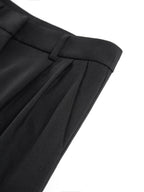 Stylish Wide Leg Pants, Belt Sold Separately