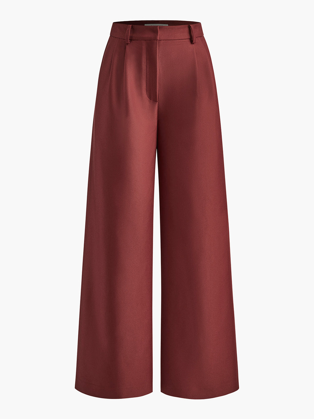 Stylish Wide Leg Pants, Belt Sold Separately