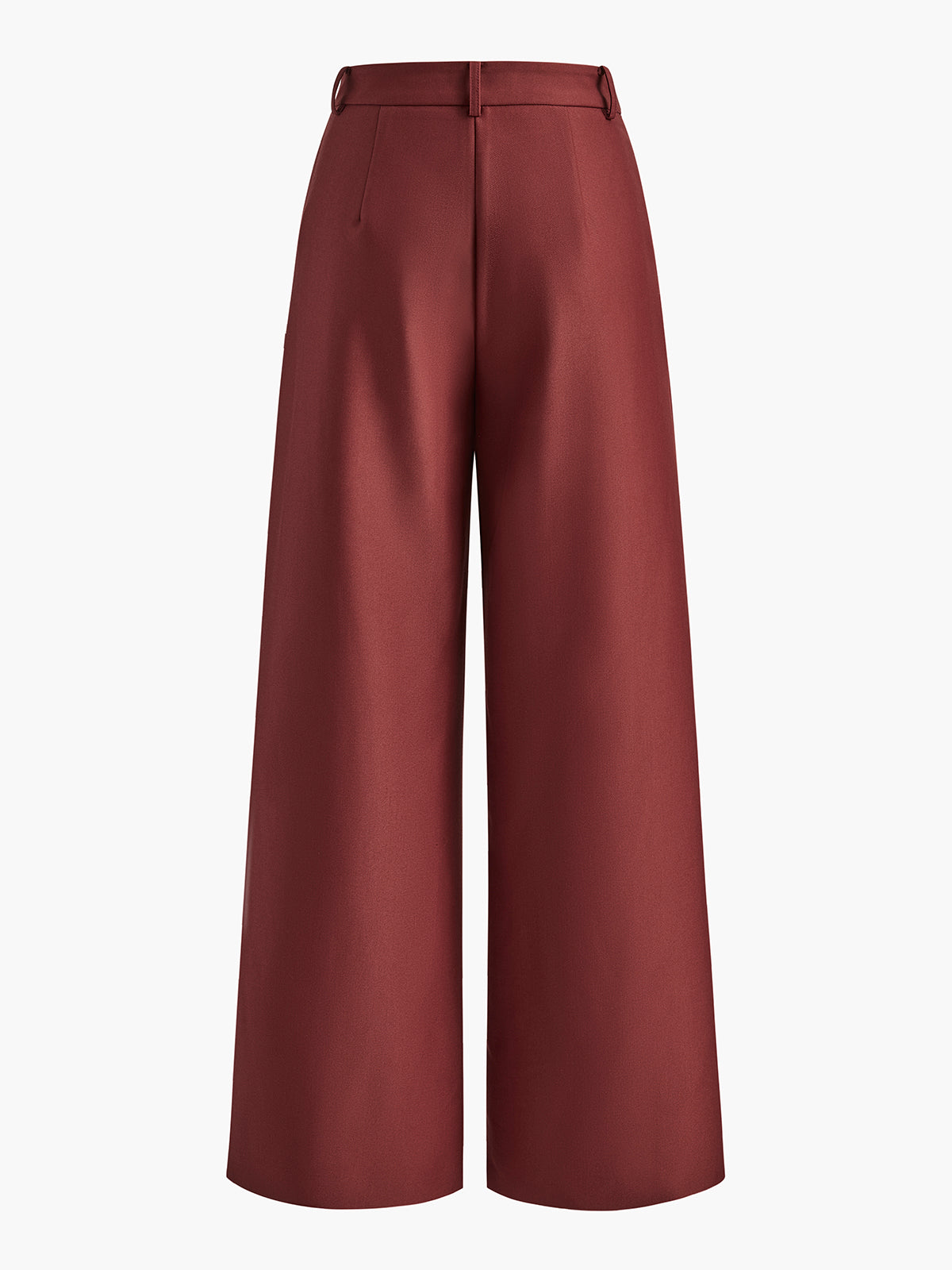 Stylish Wide Leg Pants, Belt Sold Separately