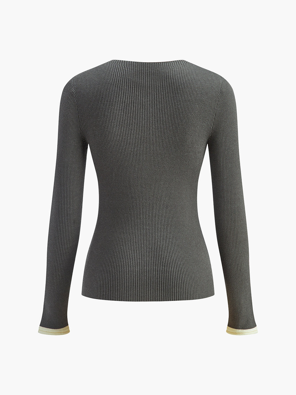 Classic Knitted Cardigan with Button Closure
