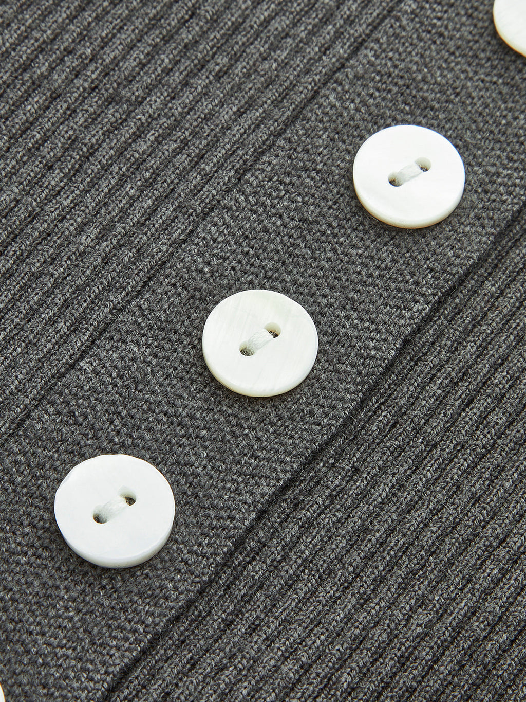 Classic Knitted Cardigan with Button Closure