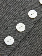 Classic Knitted Cardigan with Button Closure