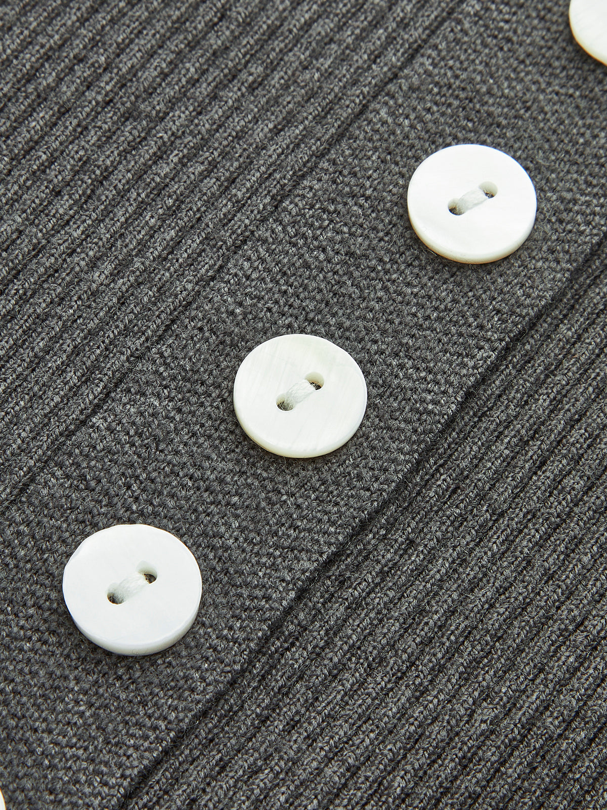 Classic Knitted Cardigan with Button Closure