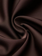 Silky satin panel shirt bodysuit with subtle sheen and dual design for elegant style.